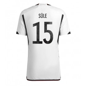 Tyskland Niklas Sule #15 Hemmakläder VM 2022 Kortärmad
